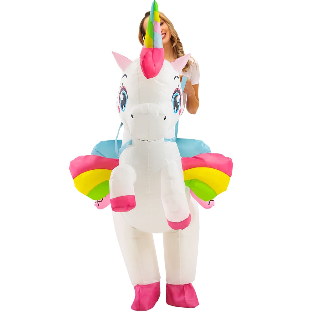 kostum unicorn tiup