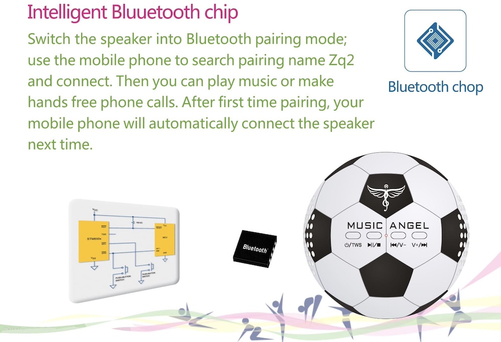 speaker bluetooth untuk bola ponsel pc