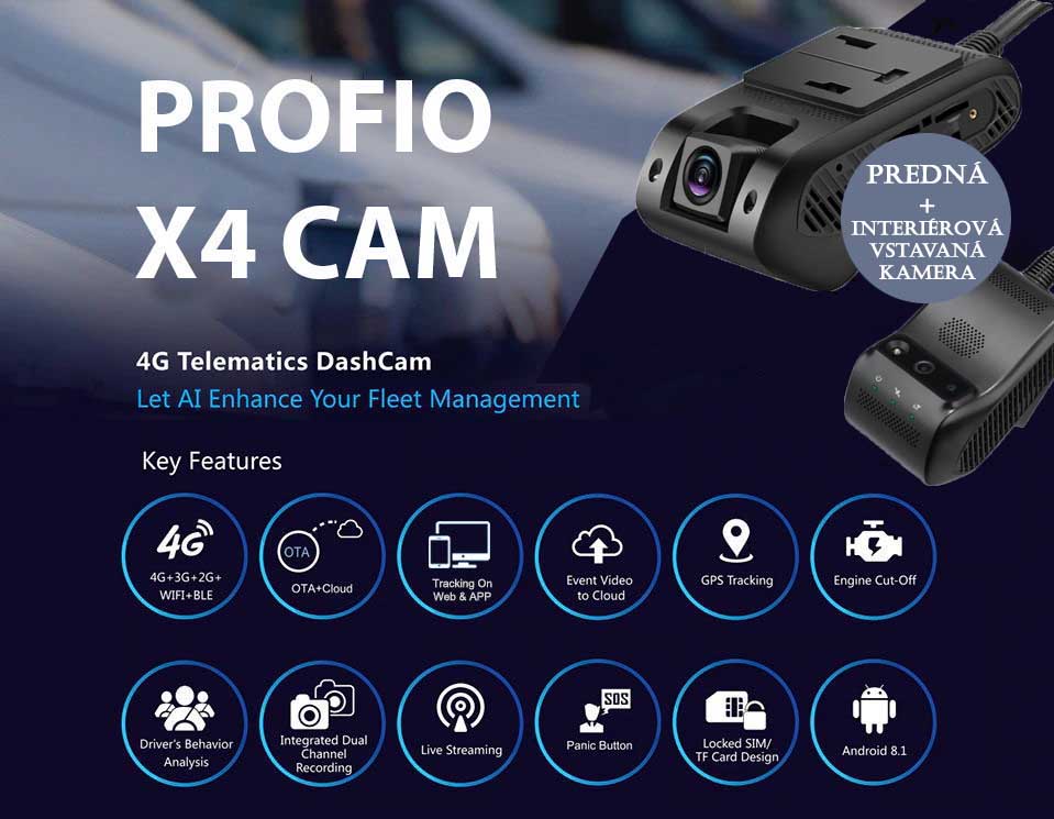 Kamera mobil Cloud Profio X4