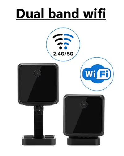 kamera dengan wifi dual band 2,4 atau 5 ghz mini keamanan